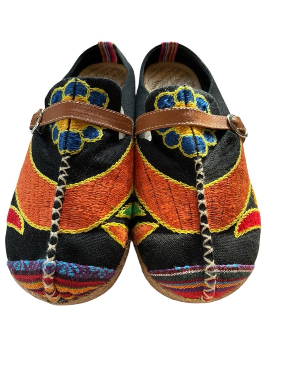 Handcrafted Embroidered Bohemian Slip-On Clogs Unisex